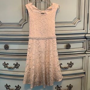 Beautiful EUC silk lined Girls Dress